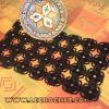 Napperon au crochet noir