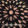Napperon au crochet noir