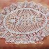 napperon ovale au crochet