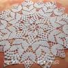 crochet napperon blanc