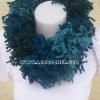 snood femme bleu
