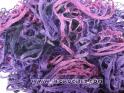 echarpe froufrou chinée violette