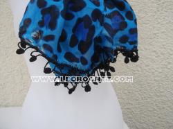 Foulard avec une bordure au crochet