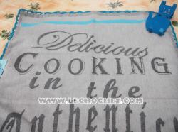 Torchon de cuisine gris